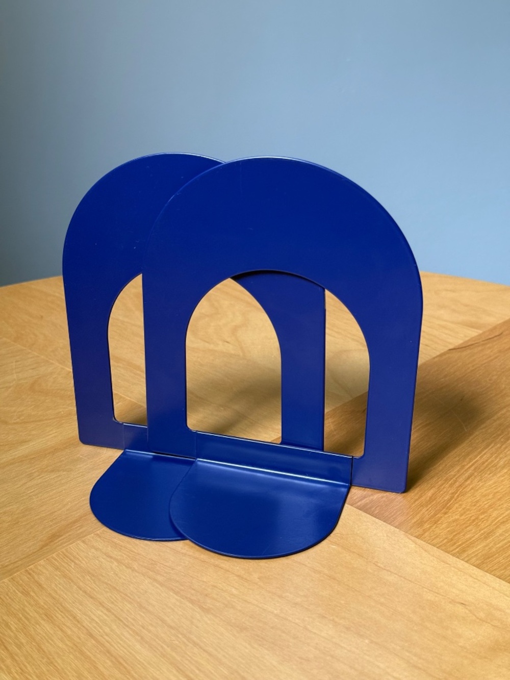 Set of 2 Navy Blue c2019 IKEA BOTTNA Bookends by K & M HAGBERG